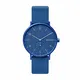 Skagen Herren Aaren Kulor Dreizeiger, 41 mm Gehäusegröße, Aluminiumuhr mit Silikonarmband