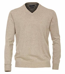 CASAMODA Pullover Uni Champagner/Beige