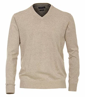 CASAMODA Pullover Uni Champagner/Beige
