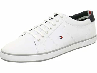 Tommy Hilfiger Herren Sneaker Harlow (H2285arlow_1d) Weiß/Marine/Grau
