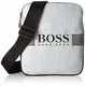 BOSS Herren Pixel S_s Zip Env Schultertasche Silber (Silver)