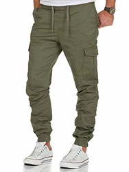 Amaci&Sons Herren Stretch Jogger Cargo Chino Jeans Hose 7006 SAN ANTONIO Olive