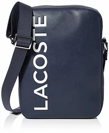 L.12.12 Cuir Animation, Herren Schultertasche, Blau (Dark Sapphire), 4.5x23x17 cm (W x H L)