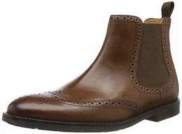 Men’s Ronnie Top Chelsea Boots, Braun (British Tan Leather), 43 EU