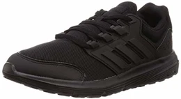Herren Galaxy 4 Laufschuhe, Schwarz (Core Black/Core Black/Footwear White 0), 43 1/3 EU