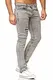 Tazzio Herren Jeans im Destroyed Look 16525 grau 32/32