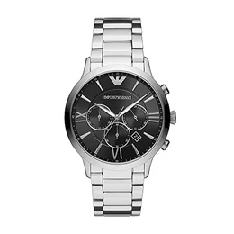 Herren-Chronograph, Edelstahluhr, 43 mm Gehäusegröße