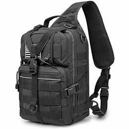 Tactical Sling Rucksack Groß Militär Schultertasche Umhängetasche für Outdoor Sport Camping Wandern