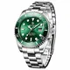 BERSIGAR Mechanische Herrenuhren Automatik Uhr Beobachtet Armbanduhr Analoge 100M Wasserdicht der Männer Taucher Saphirglas Edelstahlband Kalender Metall-Armband Elegantes Geschenk Uhren für Herren