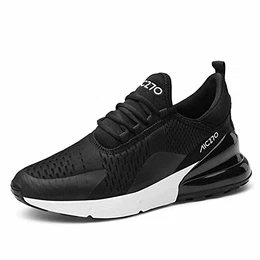 Herren Damen Sneaker Laufschuhe Sportschuhe Air leicht Walkingschuhe Running Turnschuhe Shoes(270-1BKWH43)