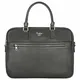 David Jones - Herren Aktentasche - Mann Business Tasche PU Leder Arbeitstasche - 15 Zoll Laptoptasche Große Umhängetasche - A4 Schultertasche Henkeltasche Handtasche Messenger Arbeit Büro - Grau