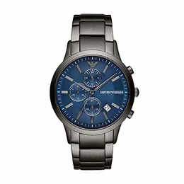 Herren Chronograph Quarz Uhr mit Edelstahl Armband AR11215