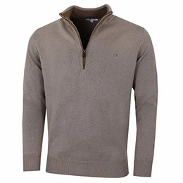 Calvin Klein Golf Herren Baumwollpullover - Mocha - M