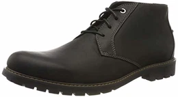 Men’s Curington Over Klassische Stiefel, Schwarz (Black Leather), 43 EU