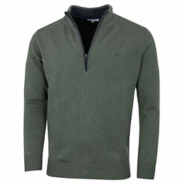 Golf Herren Baumwollpullover - Khaki - M
