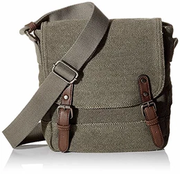 Umhängetasche Herren, Grün, Max, 24x7x24 cm, , Messenger bag, Herrentasche