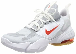 Herren Air Max Alpha Savage Laufschuhe, Grau (Wolf Grey/Habanero Red-Pure Platinum 030), 43 EU