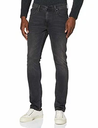 Herren Luke Jeans, Grey Moto, 32W / 32L