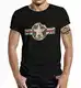 T-Shirt für den US-Army Fan: Used Look, Black, M