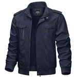KEFITEVD Herren Jacke Militärische Taktische Jacke Dunkelblau