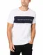Tommy Hilfiger Shirt Herren, weiß - marine, M