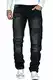 Cipo & Baxx Herren Jeans CD104-bans Black W32/L32