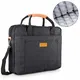 DOB SECHS 15-15.6 Zoll Laptoptasche Aktentaschen Handtasche Tragetasche Schulter Tasche Notebooktasche Laptop Sleeve Laptop hülle für bis zu 15-15.6 Zoll Laptop Dell/MacBook/Lenovo/HP,Schwarz