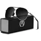 VVA Sonnenbrille Herren Pilotenbrille Polarisiert Pilotenbrille Polarisierte Sonnenbrille Herren Pilot Unisex UV400 Schutz durch V101(2 Schwarz/Asche)