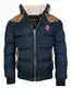 Geographical Norway warme Winterjacke Designer Herren Winter Stepp Jacke [GeNo-31-Navy-Gr.M]