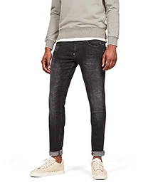 Herren Revend Skinny Jeans, Schwarz (Medium Aged Faded A634-A592), 32W / 32L
