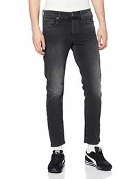 Herren Jeans 3301 Straight Tapered, Schwarz (Faded Charcoal B455-A797), 32W / 32L