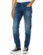 G-STAR RAW Herren 3301 Slim Jeans, Blau (worker blue faded 51001-A088-A888), 32W / 32L