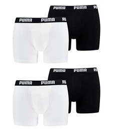 4 er Pack Boxer Boxershorts Men Herren Unterhose Pant Unterwäsche, Bekleidungsgröße:M, Farbe:301 - White/Black