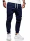 behype. Herren Lange Trainingshose Jogging-Hose Sport-Hose Basic 60-0341 Navy M