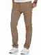 Amaci&Sons Herren Slim Fit Stretch Chino Hose Jeans 7010-09 Beige W32/L32