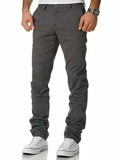 Amaci&Sons Herren Regular Slim Stretch Chino Hose Fit 7009-10 Dunkelgrau Amaci&Sons Herren Regular Slim Stretch Chino Hose Fit 7009-10 Dunkelgrau