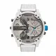 Diesel Herren Analog Quarz Uhr mit Leder Armband DZ7419