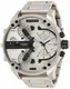Diesel Herren Analog Quarz Uhr mit Edelstahl Armband DZ7421