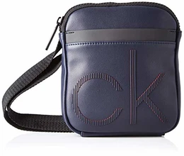 Herren Ck Up Mini Reporter Schultertasche, Blau (Navy), 1x1x1 cm