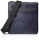 Calvin Klein Herren Ck Up Flat Crossover Schultertasche, Blau (Navy), 1x1x1 cm