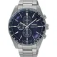 Seiko Solar Chronograph Herren-Uhr Edelstahl mit Metallband SSC719P1