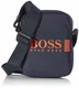 BOSS Herren Pixel_ns Zip Mini Schultertasche Blau (Navy)