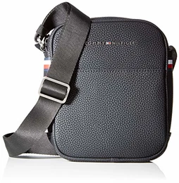 Herren Essential Mini Reporter Schultertasche, Schwarz (Black), 20x16x5cm