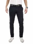 Yazubi Herren Chino Hose Modell Dustin Blau