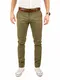 Yazubi Herren Chino Hose, Modell Dustin, Chinohose mit Gürtel, Grün (Dusky Green 4R170517), W32/L32