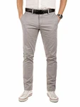 Yazubi Herren Chino Hose Modell Dustin Grau