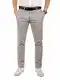 Yazubi Herren Chino Hose, Modell Dustin, Chinohose mit Gürtel, Grau (Gull 4R173802), W32/L32