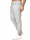 OneRedox Herren   Jogginghose   Trainingshose   Sport Fitness   Gym   Training   Slim Fit   Sweatpants Streifen   Jogging-Hose   Stripe Pants   Modell 5000C Grau M