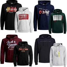 Kapuzenpullover 2er Pack Hoodie Sweat Shirt Herren Baumwollmix S M L XL XXL (M, 2er Paket @ 22)