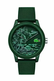 Herren Analog Quarz Armbanduhr mit Silikonarmband 2011023